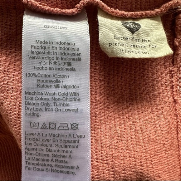 Madewell Top Ottoman Jacquard Square-Neck Textured Rose Dust M - Picture 8 of 10